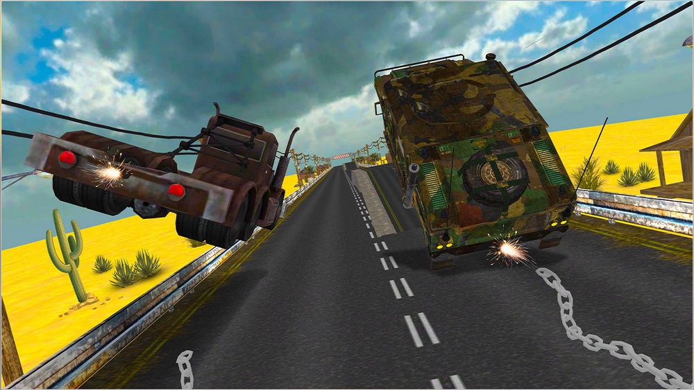 链式汽车特技模拟器：3D 极限公路汽车驾驶游戏.Chain Car Stunt Simulator: 3D Extreme Highway Car Driving Games