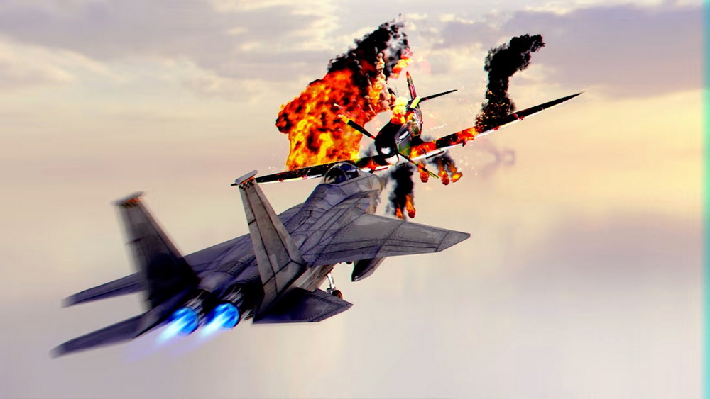 空中喷气式战斗机战斗：欧洲飞行器攻击.Air Jet Fighter Combat: Europe Fly Plane Attack