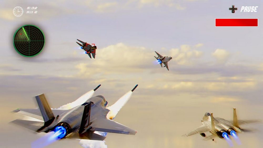 空中喷气式战斗机战斗：欧洲飞行器攻击.Air Jet Fighter Combat: Europe Fly Plane Attack