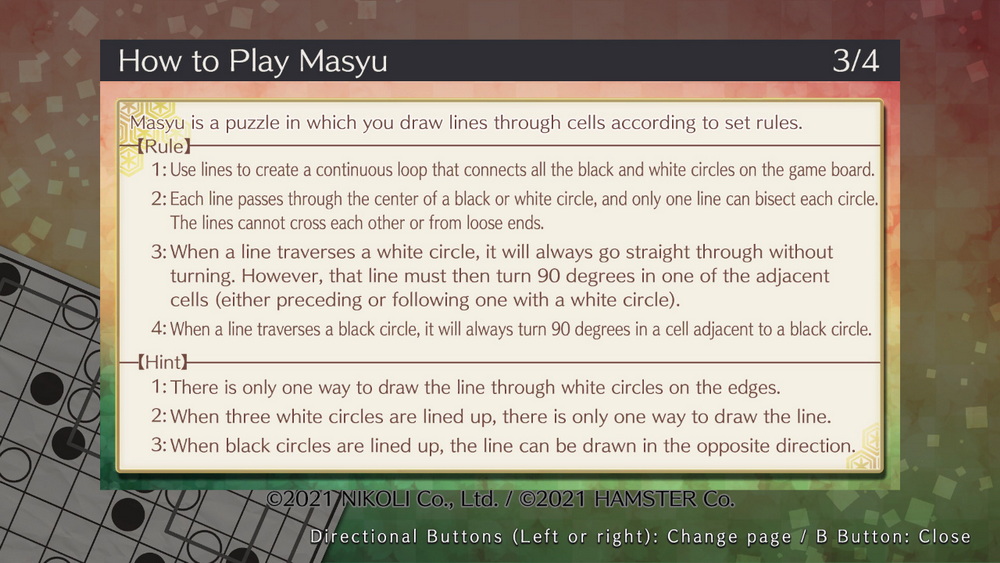 Nikoli益智游戏S：Masyu.Puzzle by Nikoli S Masyu