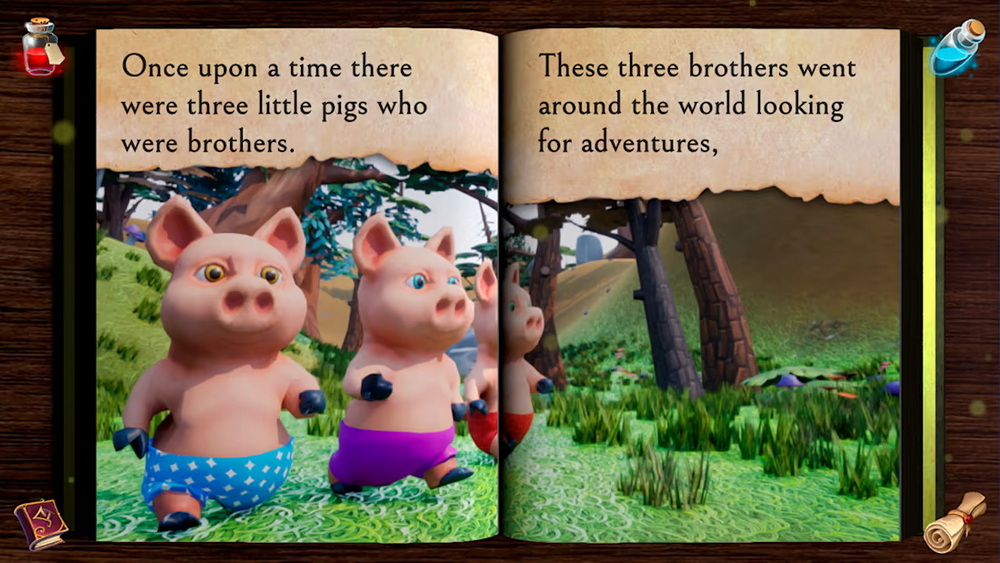 三只小猪.The Three Little Pigs: Interactive Book