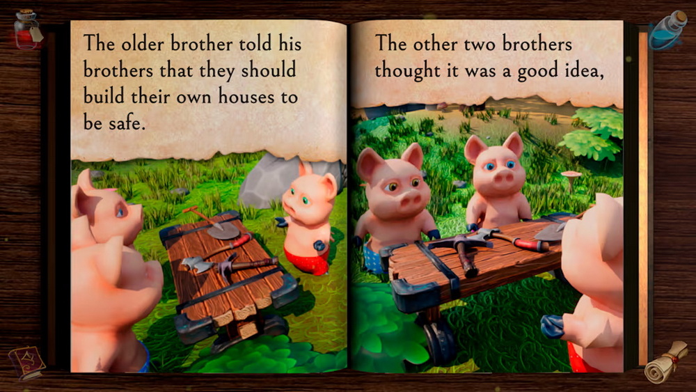 三只小猪.The Three Little Pigs: Interactive Book
