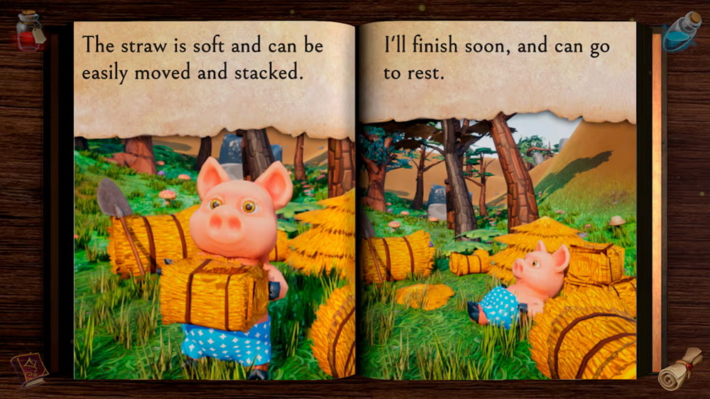 三只小猪.The Three Little Pigs: Interactive Book