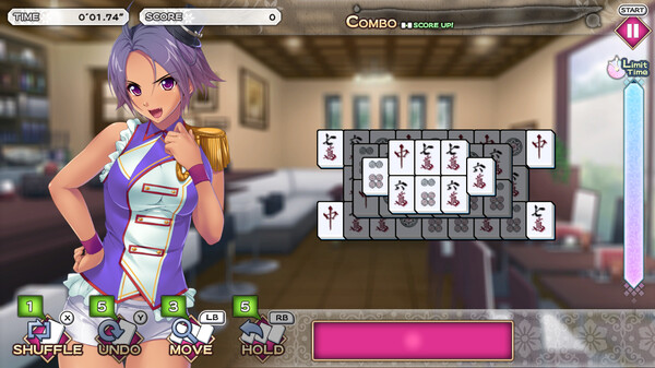 漂亮女孩 三番棋.Pretty Girls Tile Match