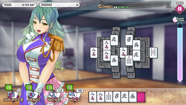 漂亮女孩 三番棋.Pretty Girls Tile Match