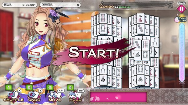 漂亮女孩 三番棋.Pretty Girls Tile Match