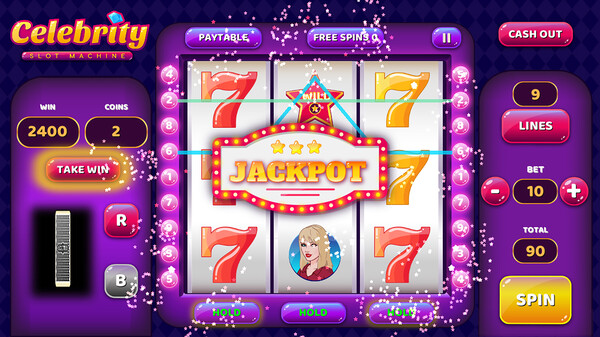 名人老虎机.Celebrity Slot Machine