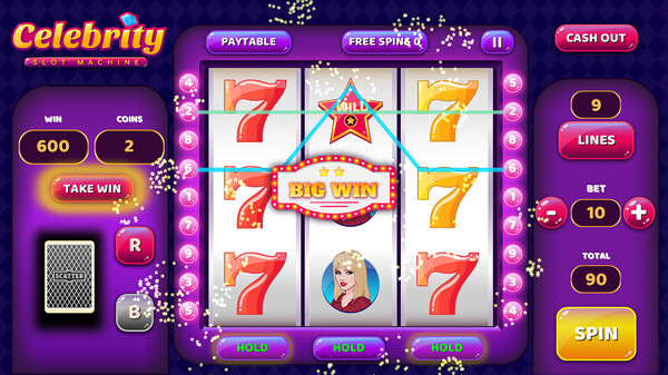 名人老虎机.Celebrity Slot Machine