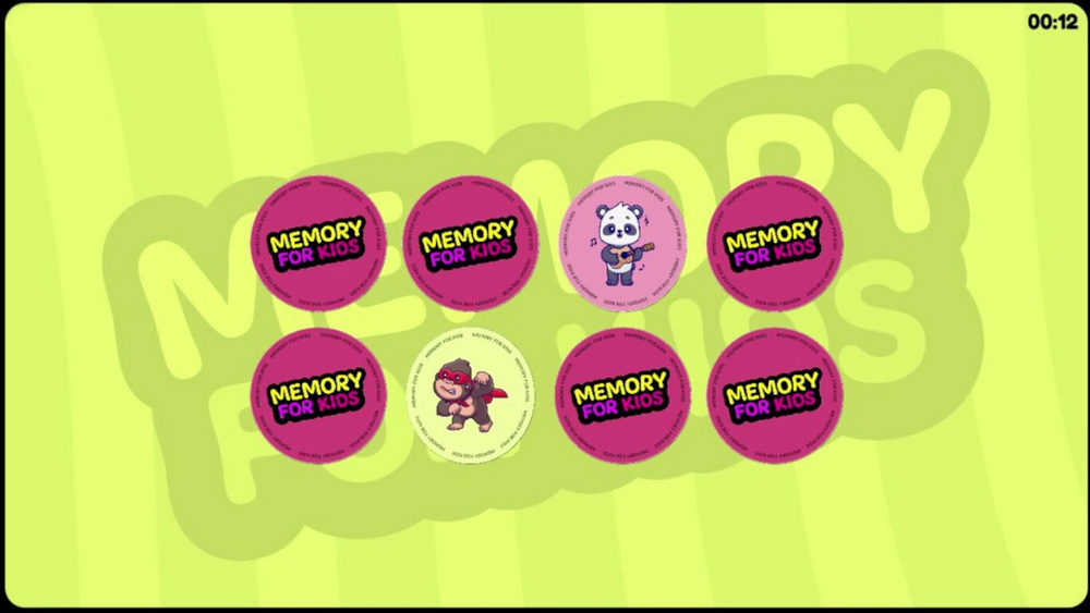 儿童记忆游戏.Memory Game for Kids