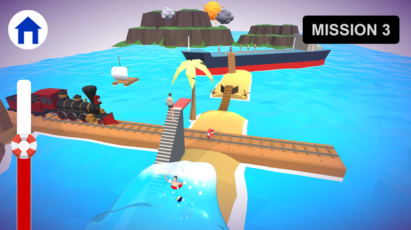避浪模拟器.Waves Running Simulator
