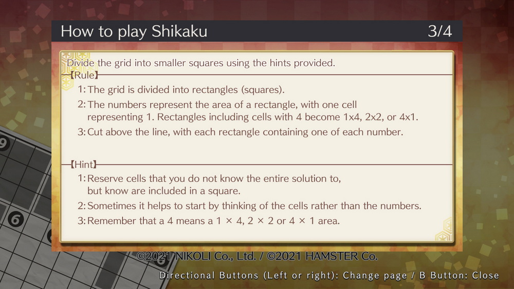 Nikoli益智游戏S：Shikaku.Puzzle by Nikoli S Shikaku