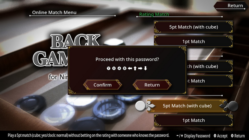 西洋双陆棋专业版.Backgammon Pro for Nintendo Switch