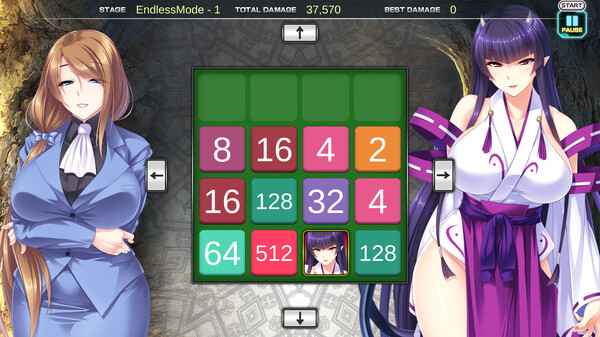 漂亮女孩2048激斗.Pretty Girls 2048 Strike