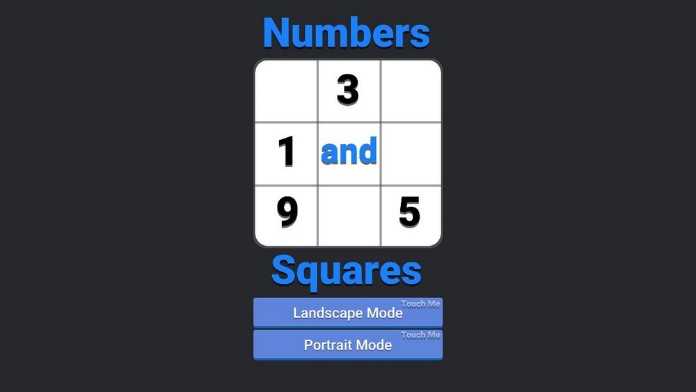 数字和方块.Numbers and Squares