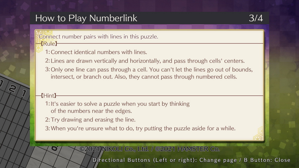 Nikoli益智游戏S数连Numberlink.Puzzle by Nikoli S: Numberlink