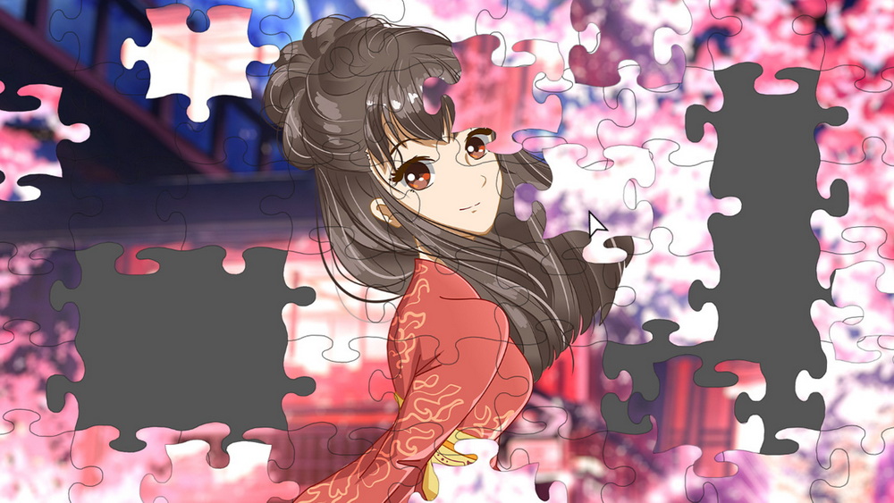 动漫美少女拼图.Anime Beauty Girl Puzzle: Love Game History Adventure