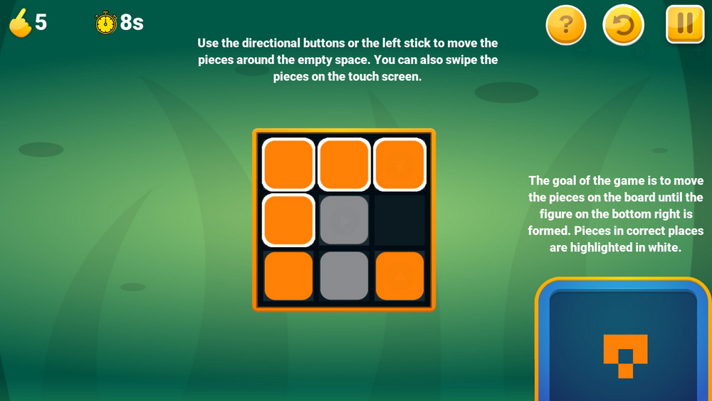 Moving Blocks Puzzles