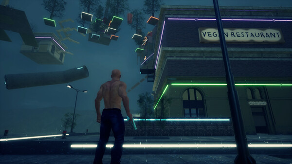 秃子向上爬.Bald Man Climbs Up