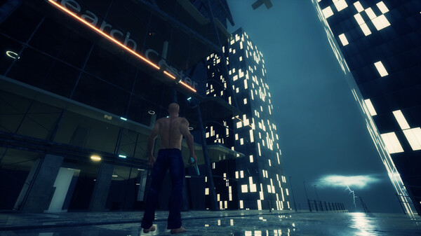 秃子向上爬.Bald Man Climbs Up