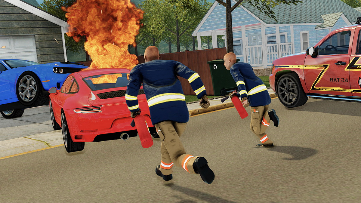 救援队911模拟器：救护车、警察、消防员.Rescue Team 911 Simulator: Ambulance, Police, Firefighter