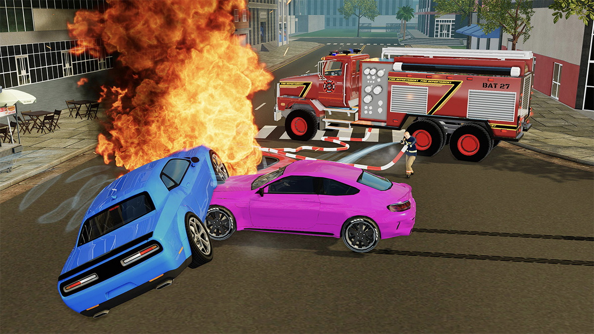救援队911模拟器：救护车、警察、消防员.Rescue Team 911 Simulator: Ambulance, Police, Firefighter