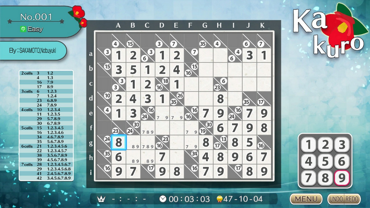 Nikoli益智游戏S数和Kakuro.Puzzle by Nikoli S Kakuro