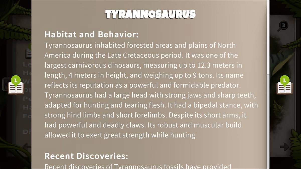 Dinosaurs Types and names