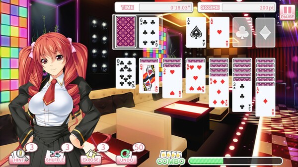 美女克朗代克纸牌加强版.Pretty Girls Klondike Solitaire PLUS