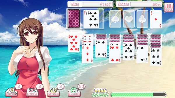 美女克朗代克纸牌加强版.Pretty Girls Klondike Solitaire PLUS