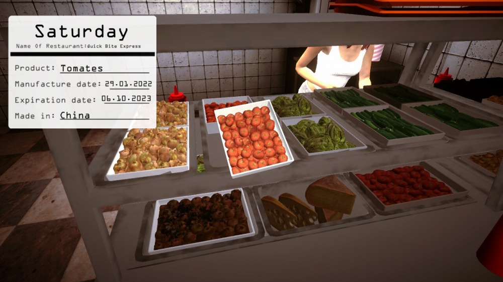 Restaurant Health Inspection Simulator: Sanitary Service