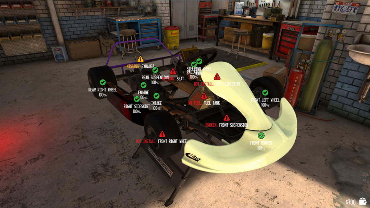 齿轮头卡丁车：机械与赛车.Gearhead Karting Simulator – Mechanic & Racing