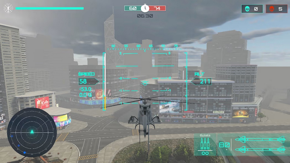 直升机战斗竞技场模拟器.Helicopter Battle Arena Simulator