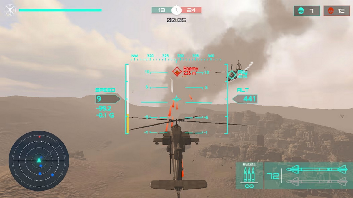 直升机战斗竞技场模拟器.Helicopter Battle Arena Simulator