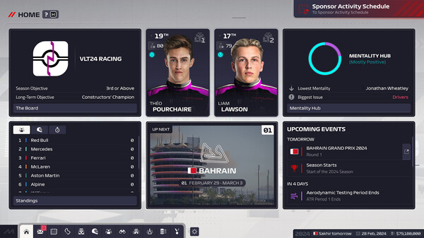 F1车队经理2024.F1 Manager 2024