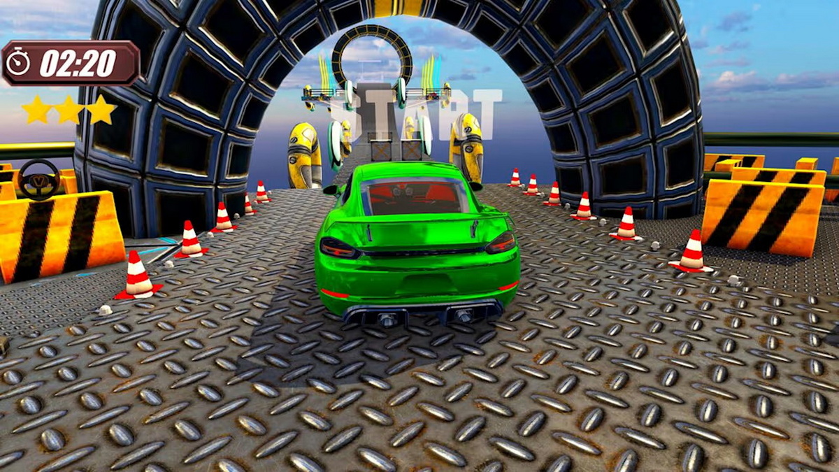 赛车混沌：极限特技对决.Racing Car Chaos: Extreme Stunt Showdown