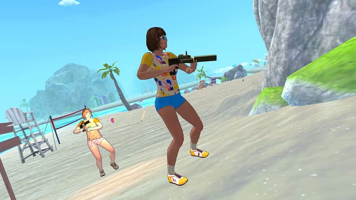 比基尼海滩：动漫女孩突击.Bikini Beach Anime Girls Assault