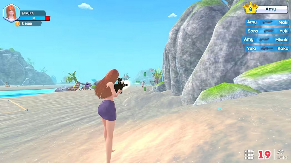 比基尼海滩：动漫女孩突击.Bikini Beach Anime Girls Assault