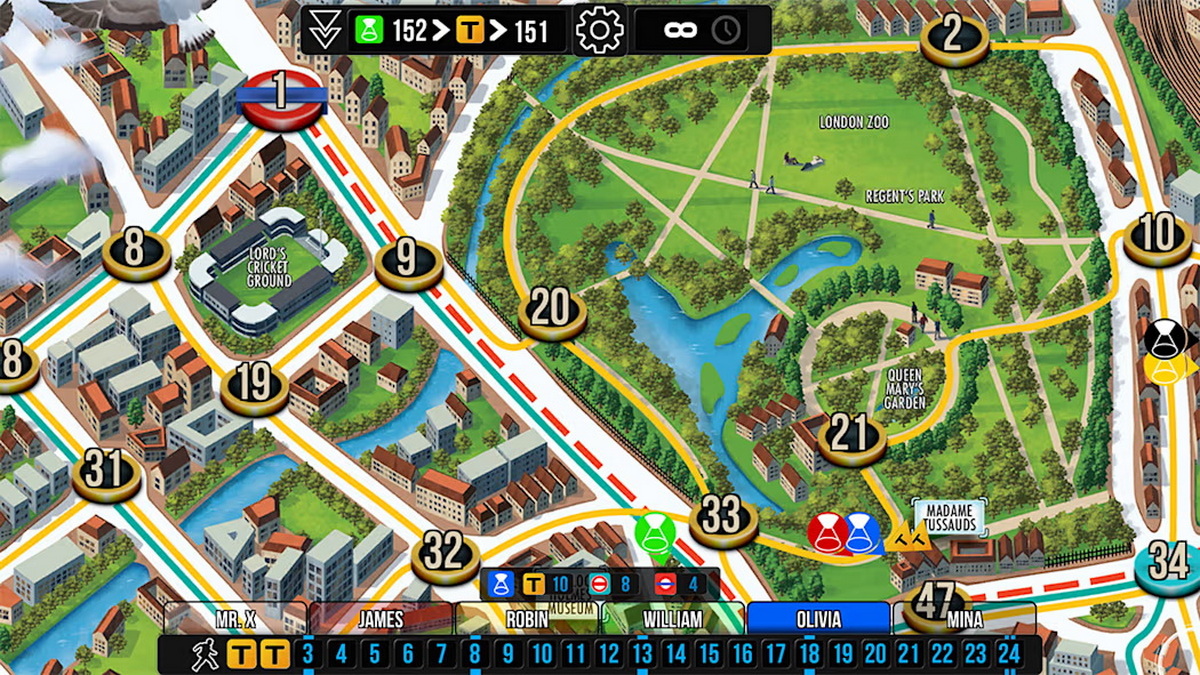 苏格兰场：追捕X先生.Scotland Yard: Hunting Mister X