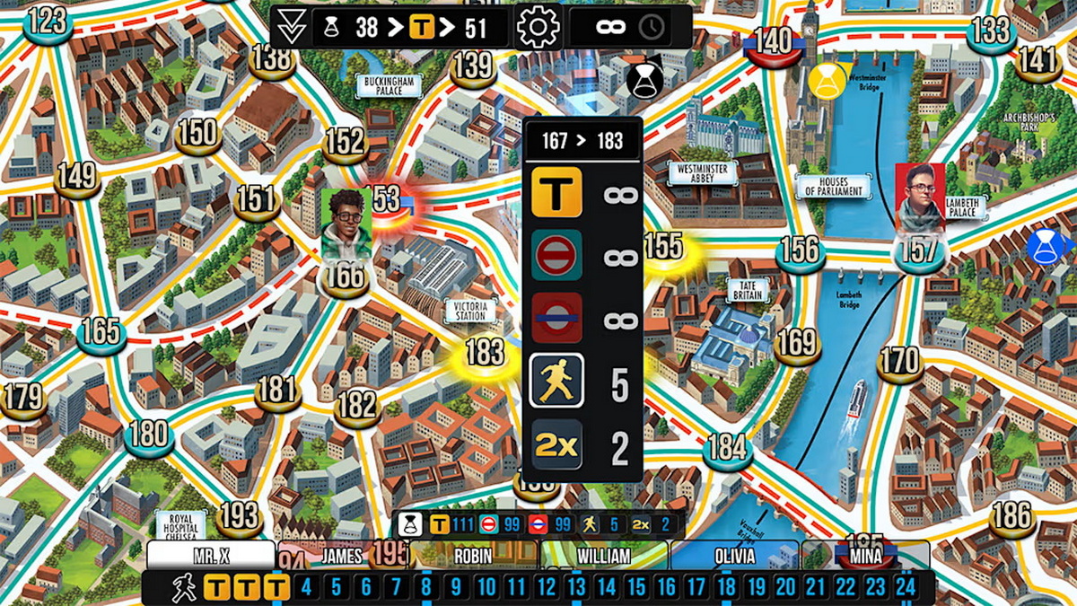 苏格兰场：追捕X先生.Scotland Yard: Hunting Mister X