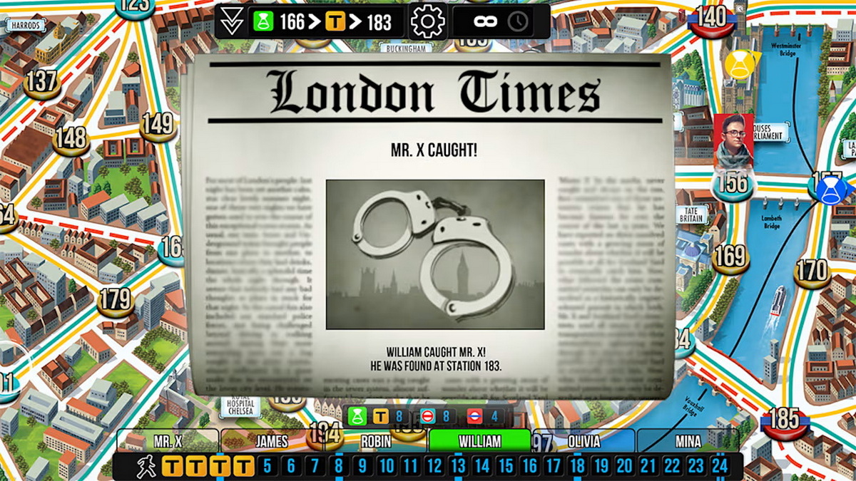 苏格兰场：追捕X先生.Scotland Yard: Hunting Mister X