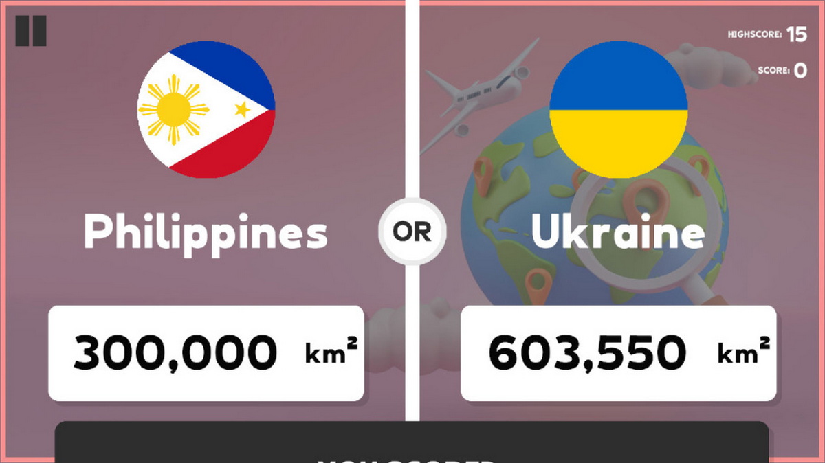 哪个国家更大？.Which Country Is Larger?