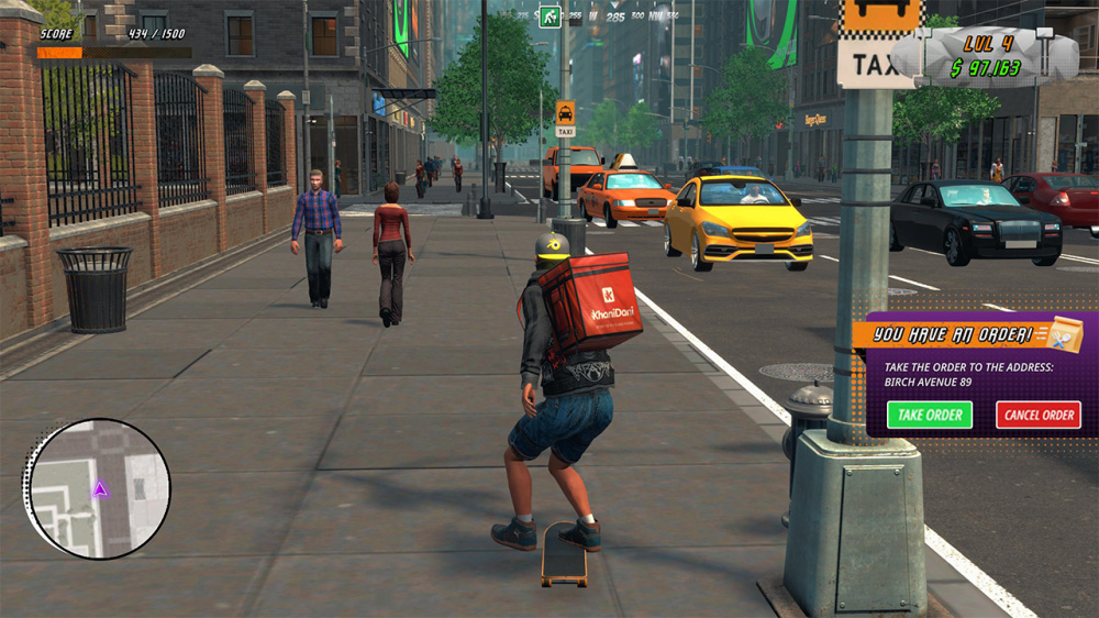 城市滑手：滑板送货城市挑战赛.Urban Skater: Skateboard Delivery City Challenge
