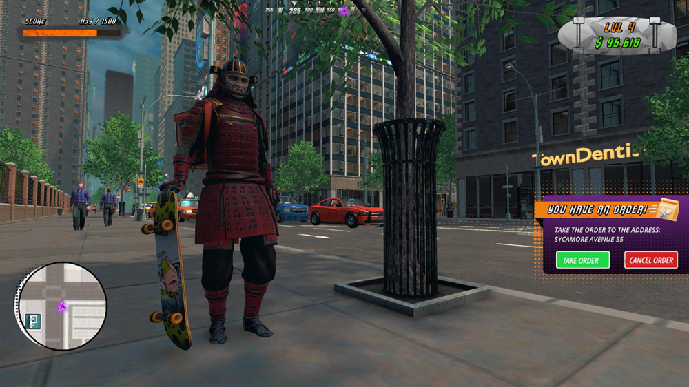 城市滑手：滑板送货城市挑战赛.Urban Skater: Skateboard Delivery City Challenge
