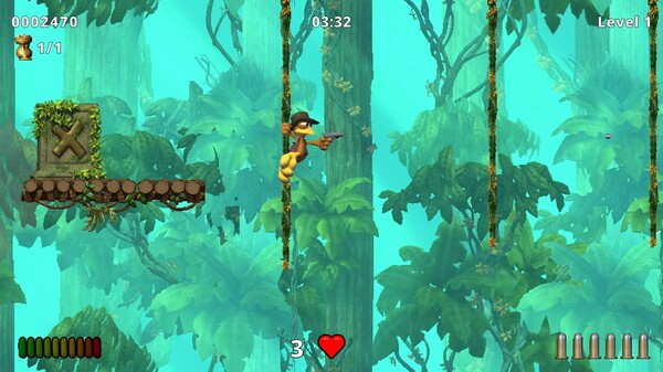 莫汉翡翠跑跳大冒险：陷阱和珍宝.Moorhuhn Jump and Run: Traps and Treasures