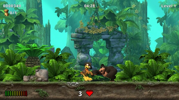 莫汉翡翠跑跳大冒险：陷阱和珍宝.Moorhuhn Jump and Run: Traps and Treasures