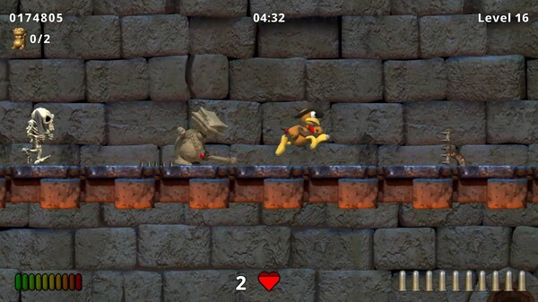 莫汉翡翠跑跳大冒险：陷阱和珍宝.Moorhuhn Jump and Run: Traps and Treasures