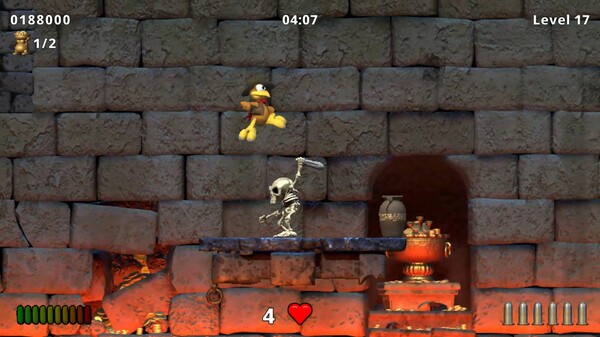 莫汉翡翠跑跳大冒险：陷阱和珍宝.Moorhuhn Jump and Run: Traps and Treasures