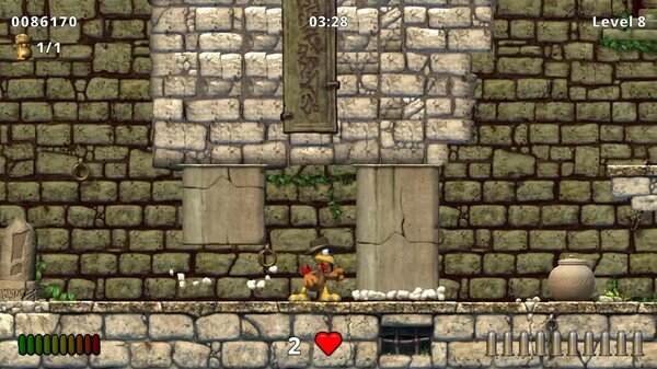 莫汉翡翠跑跳大冒险：陷阱和珍宝.Moorhuhn Jump and Run: Traps and Treasures