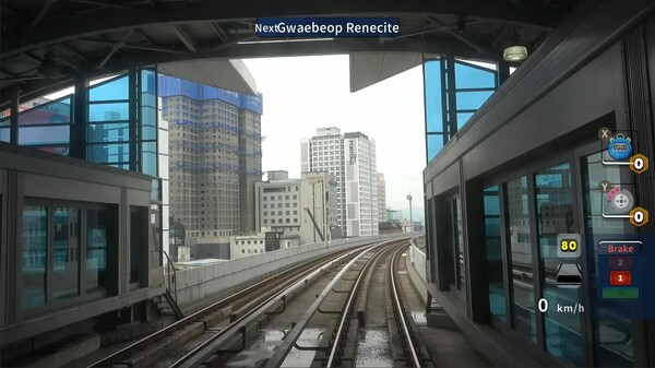 韩国铁路驾驶之旅：釜山-金海轻轨.Korean Rail Driving Tour LRT Busan-Gimhae