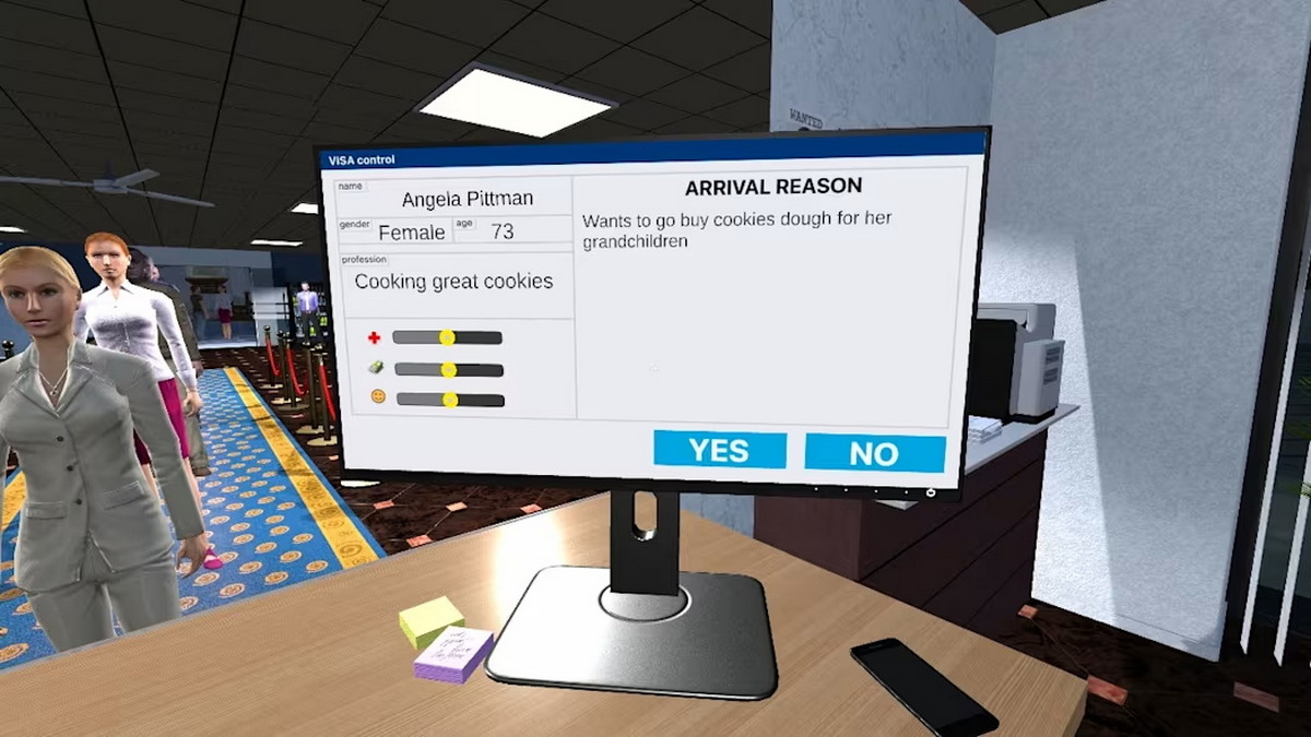 签证控制：美国边境模拟器.Visa Control: USA Border Simulator